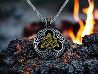 Collier Triquetra - Pendentif Noeud celtique - Vikingart