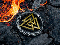 Collier Valknut et Jörmungand - Vikingart