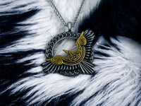 Collier Viking Corbeaux - Pendentif Hugin & Munin - Vikingart