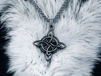 Collier Celtique Wicca - Pendentif Noeud de Sorcière - Vikingart