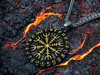 Collier Viking Vegvisir – Pendentif Aegishjalmur - Vikingart