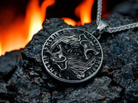 Collier Viking Loups - Pendentif Runique - Vikingart