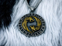 Collier Viking Loups - Pendentif Runique Vikingart
