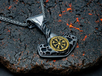 Collier Viking Mjollnir - Marteau Thor Vegvisir - Vikingart