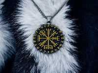 Collier Viking Vegvisir – Pendentif Aegishjalmur - Vikingart