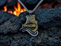 Collier Viking Drakkar - Pendentif Bateau Viking Vikingart