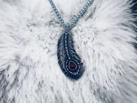 Collier Plume Corbeau – Pendentif Hugin & Munin - Vikingart
