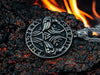 Collier Viking Hugin & Munin - Pendentif Aegishjalmur - Vikingart