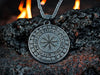Collier Viking Hugin & Munin - Pendentif Aegishjalmur - Vikingart