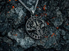 Collier Viking Hugin & Munin - Pendentif Aegishjalmur - Vikingart