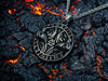 Collier Viking Hugin & Munin - Pendentif Aegishjalmur - Vikingart