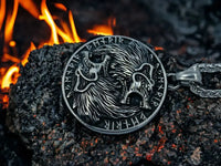 Collier Viking Loups - Pendentif Runique - Vikingart