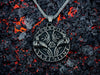 Collier Viking Hugin & Munin - Pendentif Aegishjalmur - Vikingart