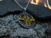 Collier Viking Hugin & Munin - Pendentif Aegishjalmur Vikingart
